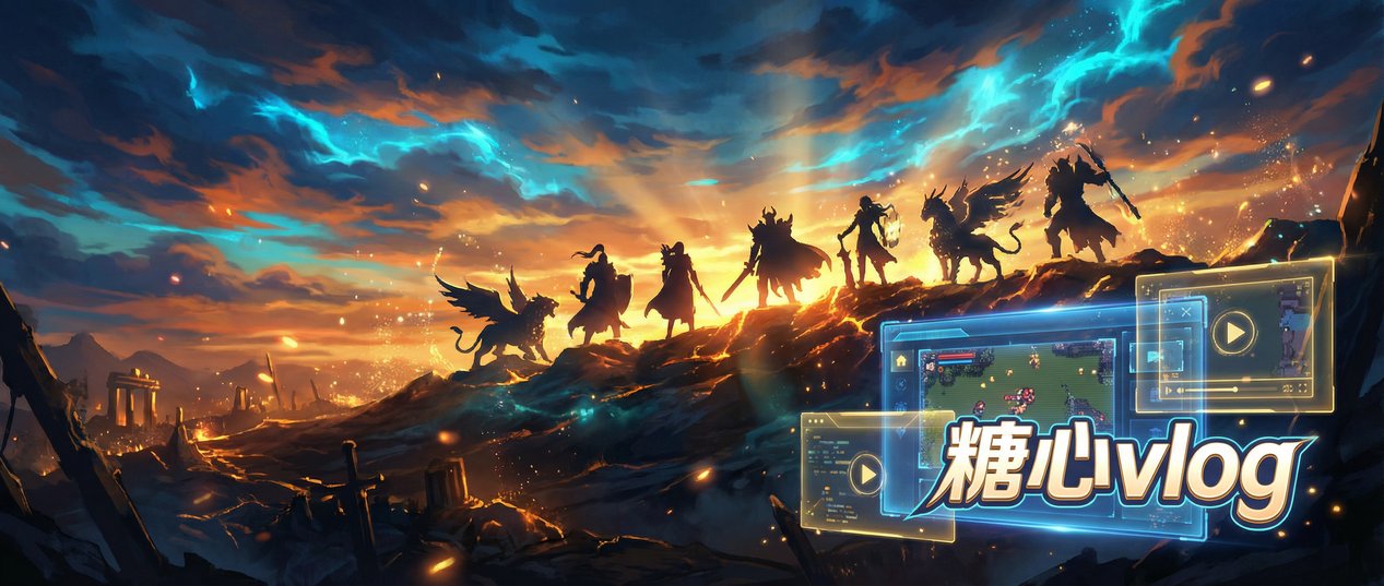 糖心vlog游戏解说视频社区Banner